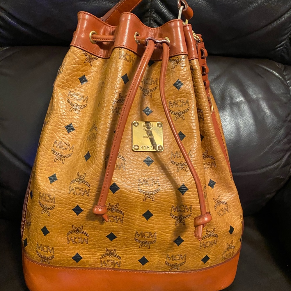 Authentic MCM munchen Bucket bag